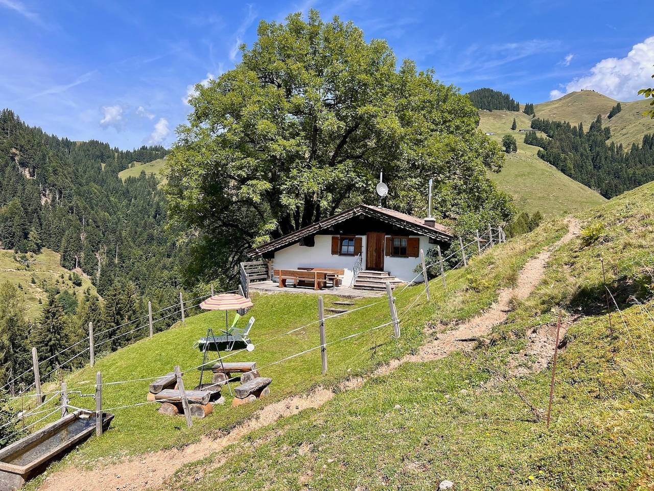 Aufinger Alm in Walchsee, Chiemgauer Alpen