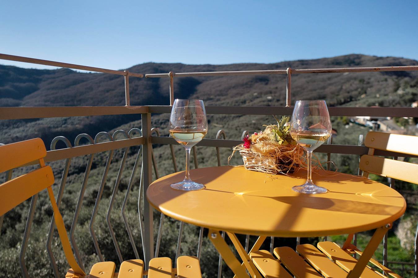 Boerderij 'Il Nido Tra Gli Ulivi' met Uitzicht op Zee, Wi-Fi en Airconditioning in Lucinasco, Riviera di Ponente