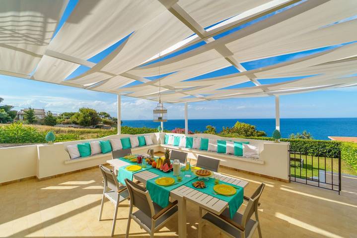 Maison de vacances pour 7 personnes, avec vue sur l’océan et balcon/terrasse à Augusta (Sicile)