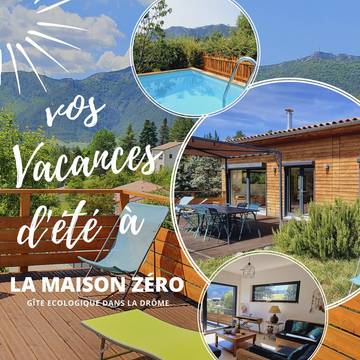 Gîte pour 11 personnes, avec piscine ainsi que jardin et terrasse, animaux acceptés à Die