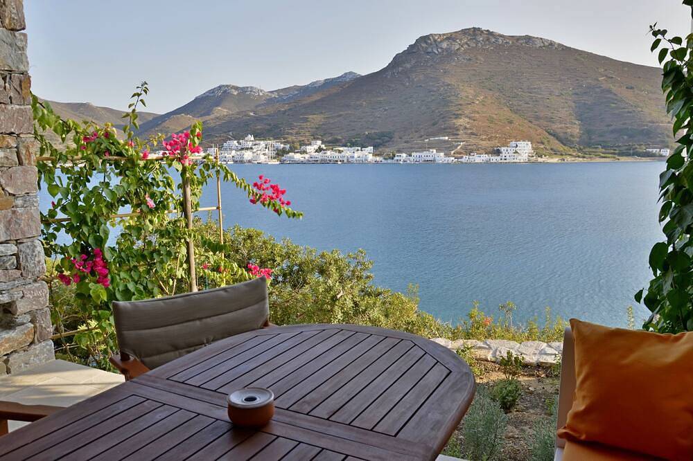 Amorgos the olive garden above the sea Ii in Kykladen