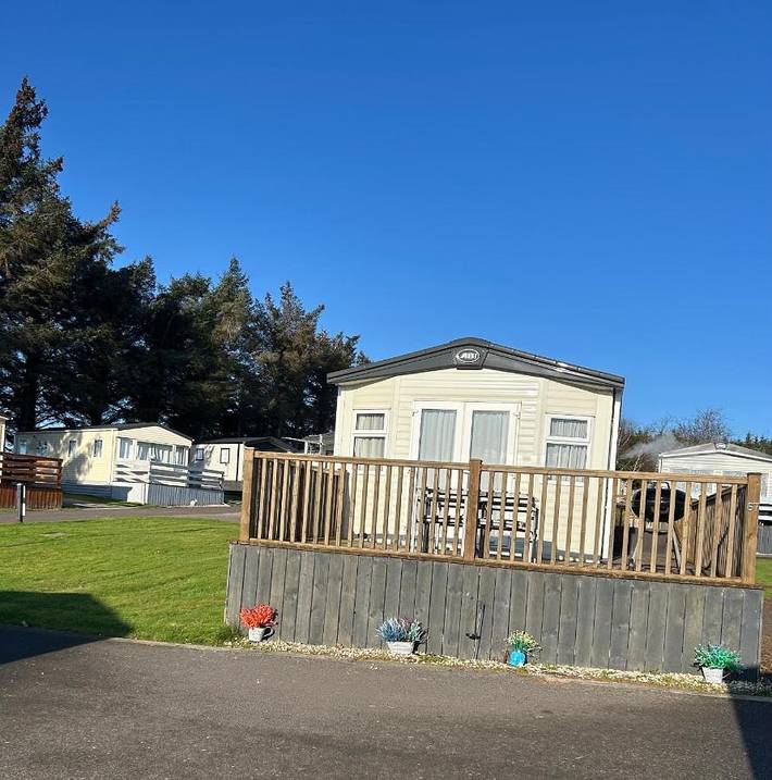 Holiday letting for 4 people, with terrace and view in Dornoch