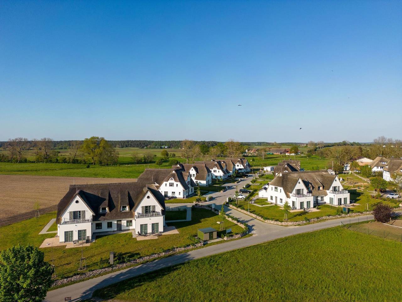 Ganze Ferienwohnung, Inseldomizil Stolpe - Urlaub unter Reet auf Usedom - Apartment mit Terrasse - Johannes Brahms 19 in Stolpe auf Usedom, Usedom