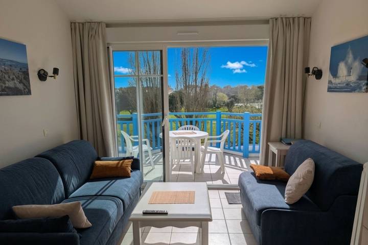 Appartement de vacances pour 5 personnes, avec Balcon et Piscine
