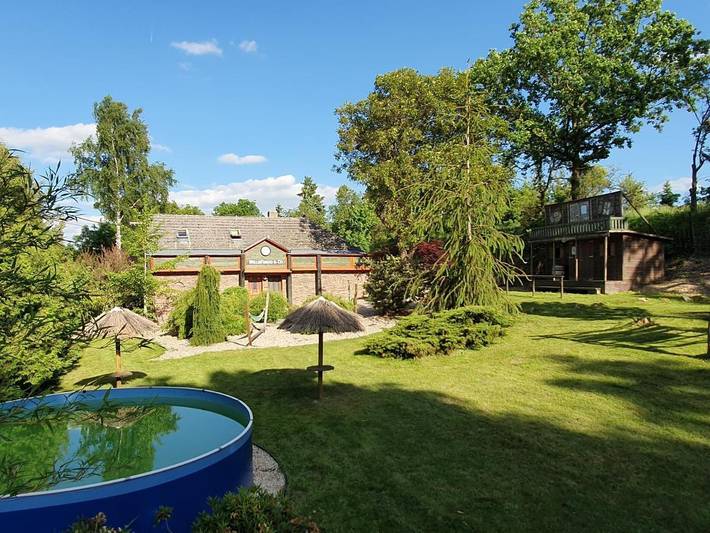 Vakantieappartement voor 14 personen, with tuin and uitzicht as well as zwembad, met huisdier in Pilsen Regio