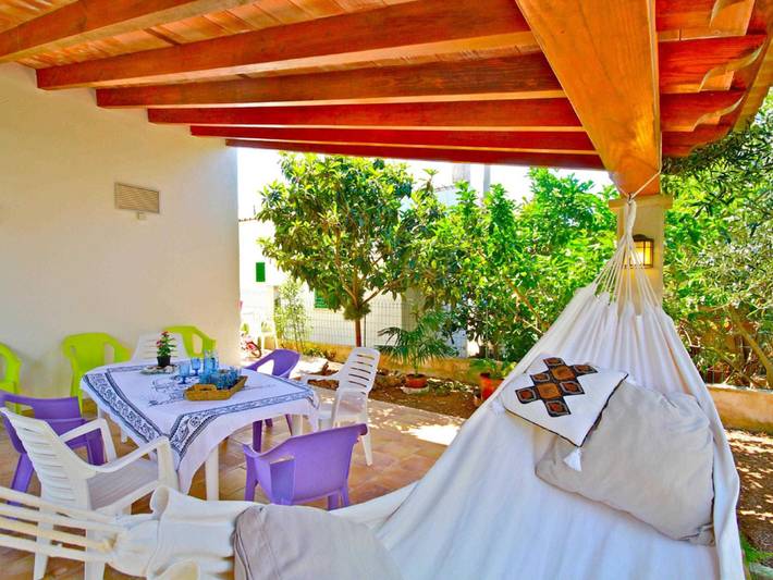 Ferienwohnung für 7 Personen, mit Terrasse und Garten, kinderfreundlich in Campos