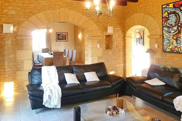 Location de vacances pour 10 personnes, avec terrasse, animaux acceptés à Prats-de-Carlux - 3