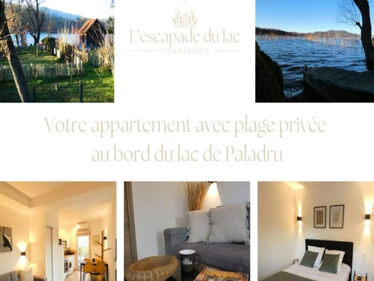 Ganze Wohnung, Wohnung in Charavines am Paladru-See in Charavines, La Tour-du-Pin und Umgebung