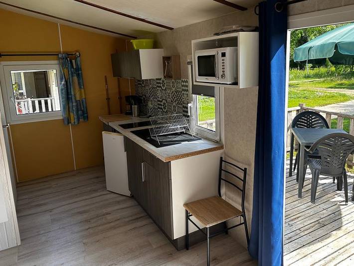 Camping Le Pontillou - Mobilheim 2 personen - Mh Watipi Spezial Paar 1/2 Pers. in Villamblard, Périgord Pourpre