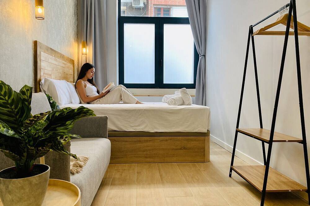 Ganze Wohnung, Beach Apartment | 1Br | 3 Guests | Ac & Wifi in Valencia, Costa de Valencia
