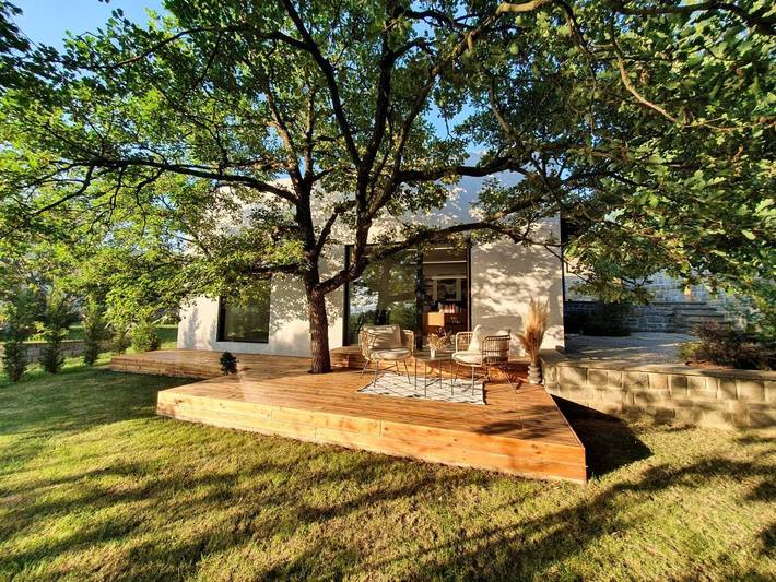 Ferienhaus für 2 Personen, mit Garten und Ausblick in Koper