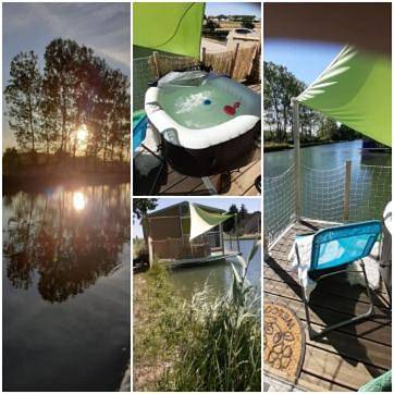 Bateau pour 5 personnes, avec piscine et vue sur le lac ainsi que vue et terrasse, animaux acceptés en Bourgogne-Franche-Comté - 3