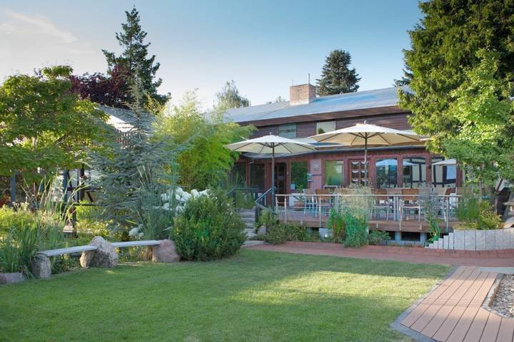 Casa de huéspuedes para 2 personas, con Terraza además de Jardín y Vistas en Berlín