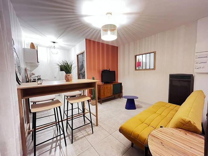 Appartement de vacances pour 2 personnes, avec Terrasse et Jardin
