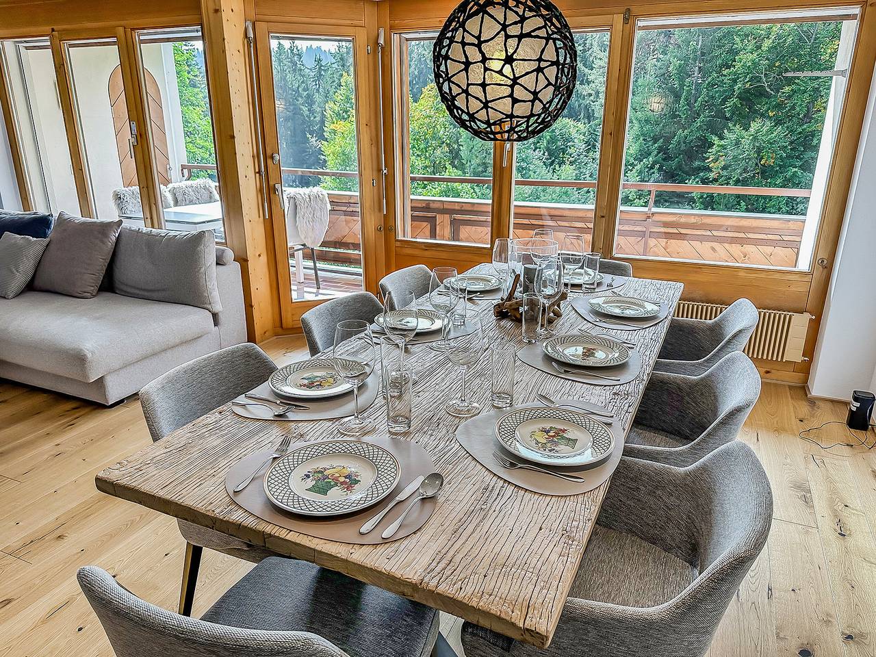 Ganze Ferienwohnung, Ferienwohnung Miramunt Waldhaus - 4.5 Zimmer Apartment in Flims-Dorf, Flims