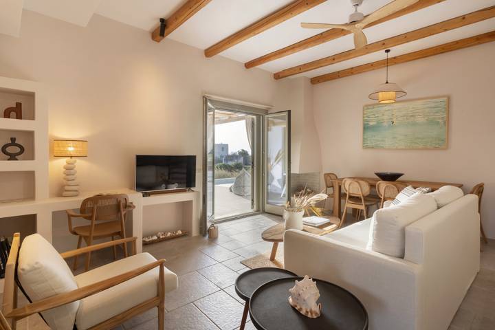 Villa pour 6 personnes, avec vue sur l’océan et balcon dans Antiparos - 4