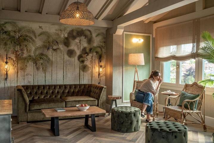 Apartamento para 4 personas, con jardín y vistas en Comillas