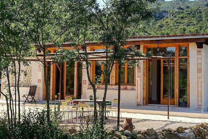 Maison de vacances pour 5 personnes, avec terrasse ainsi que vue et jardin