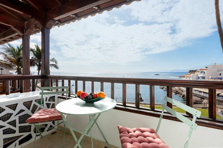 Vakantieappartement voor 4 personen, met terras en uitzicht in La Caleta