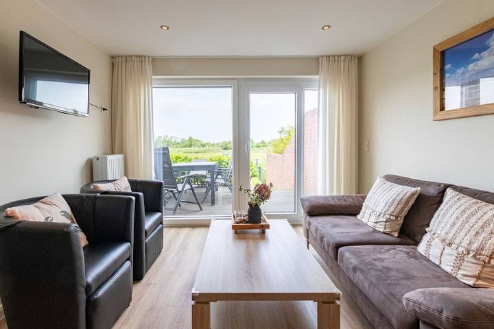 Ferienhaus für 6 Personen, mit Garten und Sauna sowie Ausblick, mit Haustier auf Borkum - 2