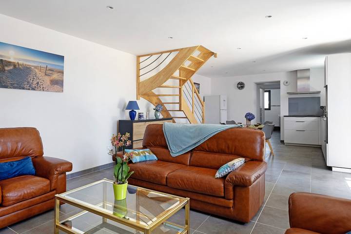 Ferienhaus 'Gîte Ty Breizh' mit privater Terrasse und Wlan in Plougrescant, Rosa Granitküste