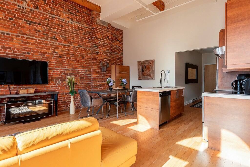 Ganze Wohnung, Authentisches Loft für eine 4-köpfige Familie im Herzen der Altstadt von Quebec in Québec (Stadt), Québec