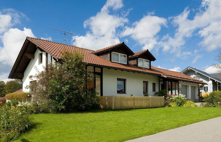 Ferienwohnung für 4 Personen, mit Balkon/Terrasse und Terrasse sowie Garten und Sauna in Mauth