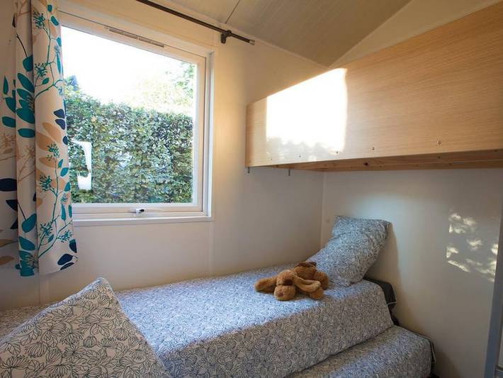 Camping La Grappe Fleurie - Mobilheim 11 personen - Cottage Tribu in Fleurie, Beaujolais