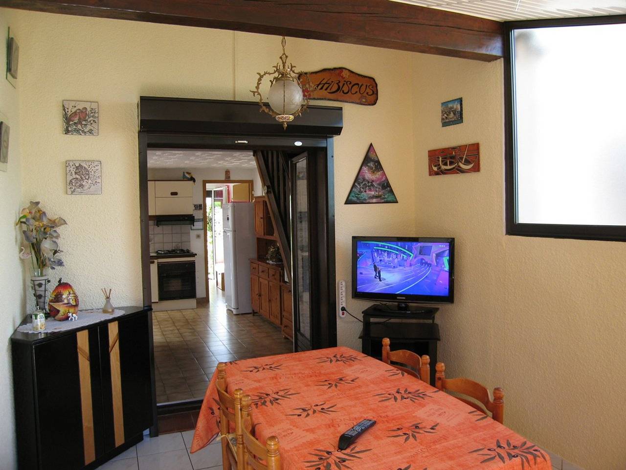 Villa con patio, barbacoa y veranda, cerca de la playa y comercios en Saint Cyprien in Saint-Cyprien-Plage, Saint-Cyprien