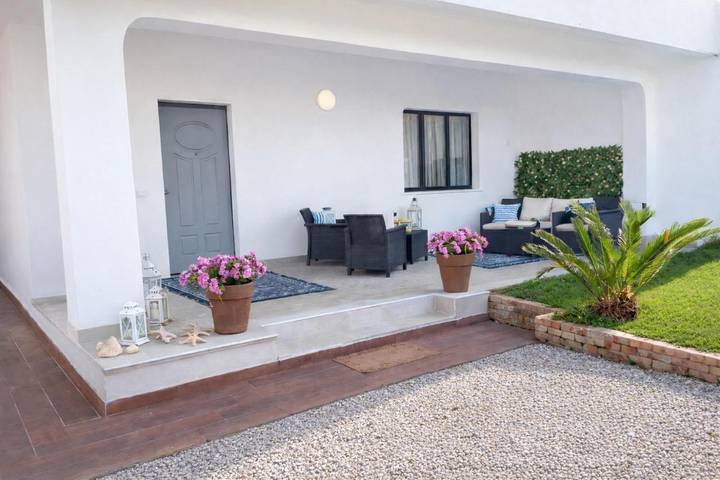 B&b per 2 persone, con Balcone e Terrazza nonché Giardino e Panorama a Capaccio