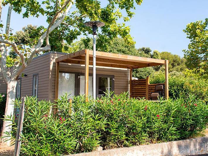 Camping Parc Mogador - Mobilhome 4 personnes - Caraïbe - 24m² - 2 chambres in Sanary-sur-Mer, Côte méditerranéenne (France)