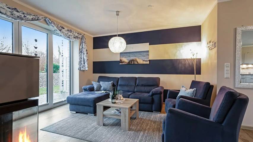 Ferienhaus für 5 Personen, mit Balkon und Sauna sowie Garten in Klausdorf