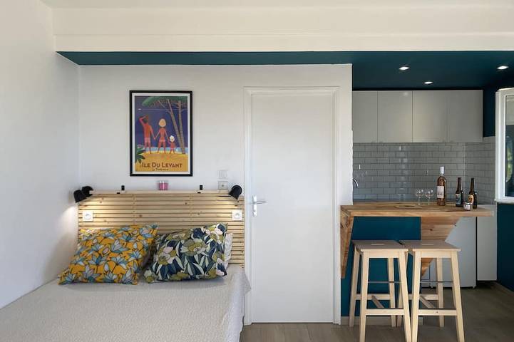 Gîte pour 3 personnes, avec jardin et balcon, animaux acceptés dans Plage La Capte - 3