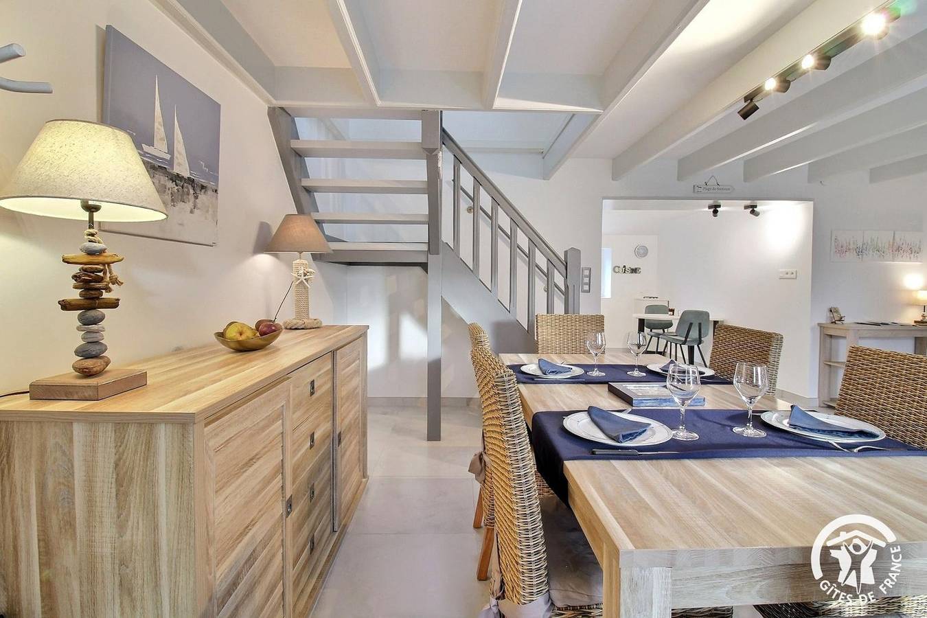 La Maison Bleue in Sauzon, Côte des Mégalithes