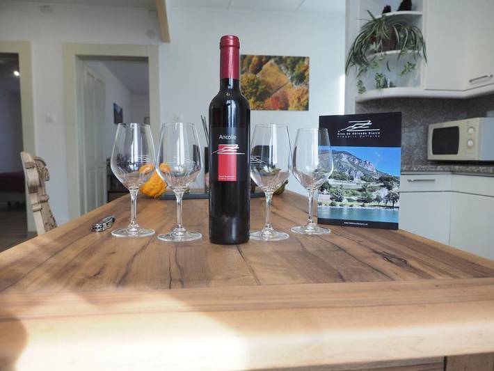 Gîte pour 4 personnes, avec vue et balcon dans Chippis