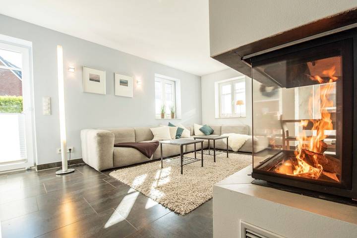 Ferienhaus für 8 Personen, mit Terrasse und Garten sowie Sauna
