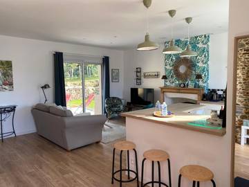 Gîte pour 2 personnes, avec jardin, adapté aux familles à Bruc-sur-Aff