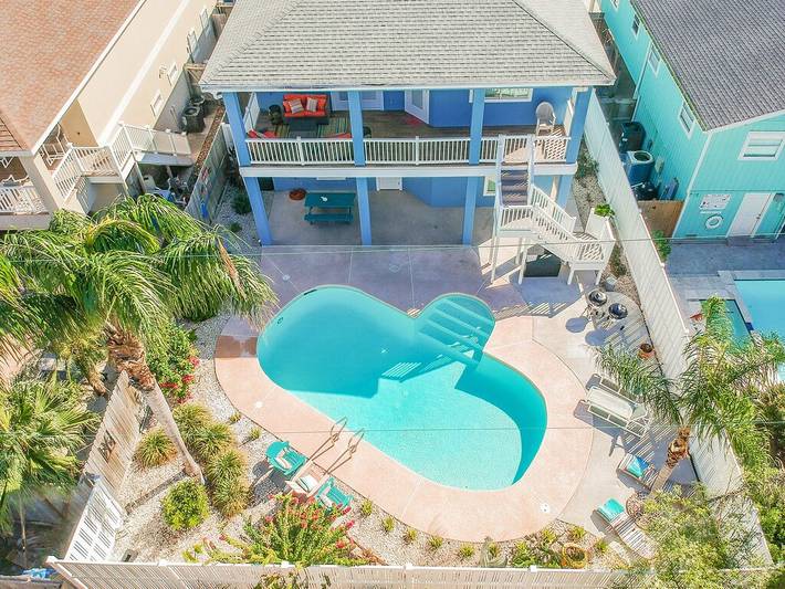 Vacation house for 16 people, with balcony, with pets in Padre Island