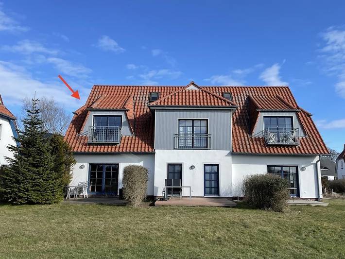 Ferienhaus für 4 Personen, mit Balkon auf Hiddensee