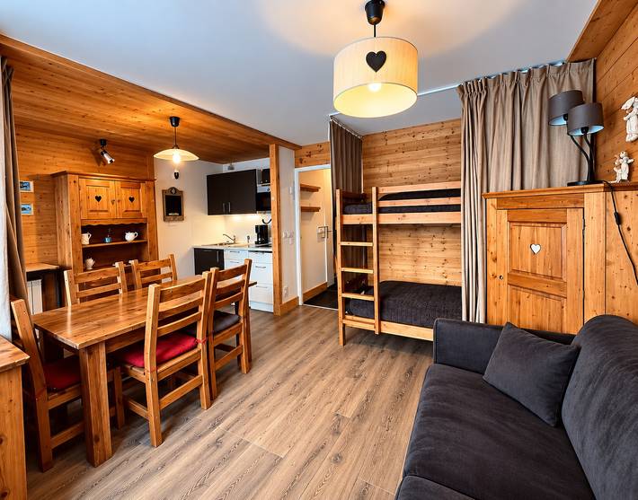 Apartamento inteiro, Apartamento 'Higginson Val Thorens' com Vista Montanha e Varanda in Saint-Martin-de-Belleville, Massif de la Vanoise
