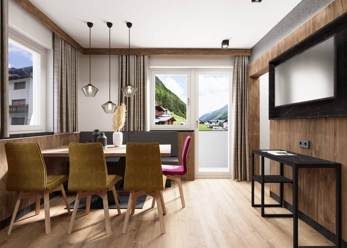 Ferienwohnung für 7 Personen, mit Sauna und Balkon, kinderfreundlich in Ischgl - 4