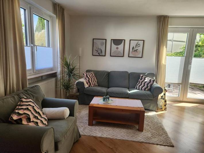 Ferienwohnung für 4 Personen, mit Terrasse und Ausblick in Lebach