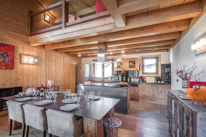 Gîte pour 8 personnes, avec sauna et balcon dans Les Bossons - 4