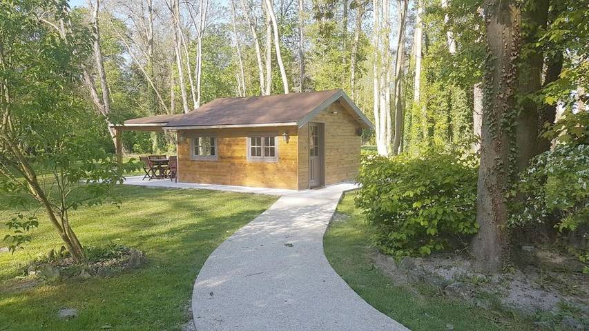 Chalet pour 2 personnes, avec Terrasse ainsi que Jardin et Vue