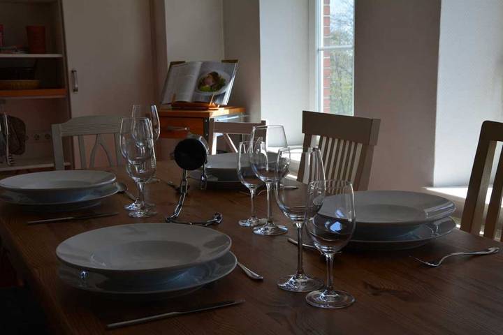 Ferienwohnung für 6 Personen, mit Garten und Ausblick in Nebel