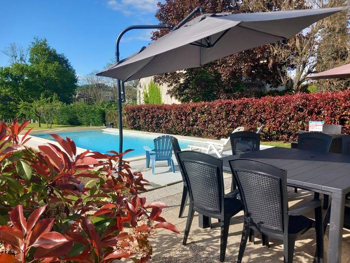 Maison de vacances pour 8 personnes, avec vue ainsi que piscine et jardin