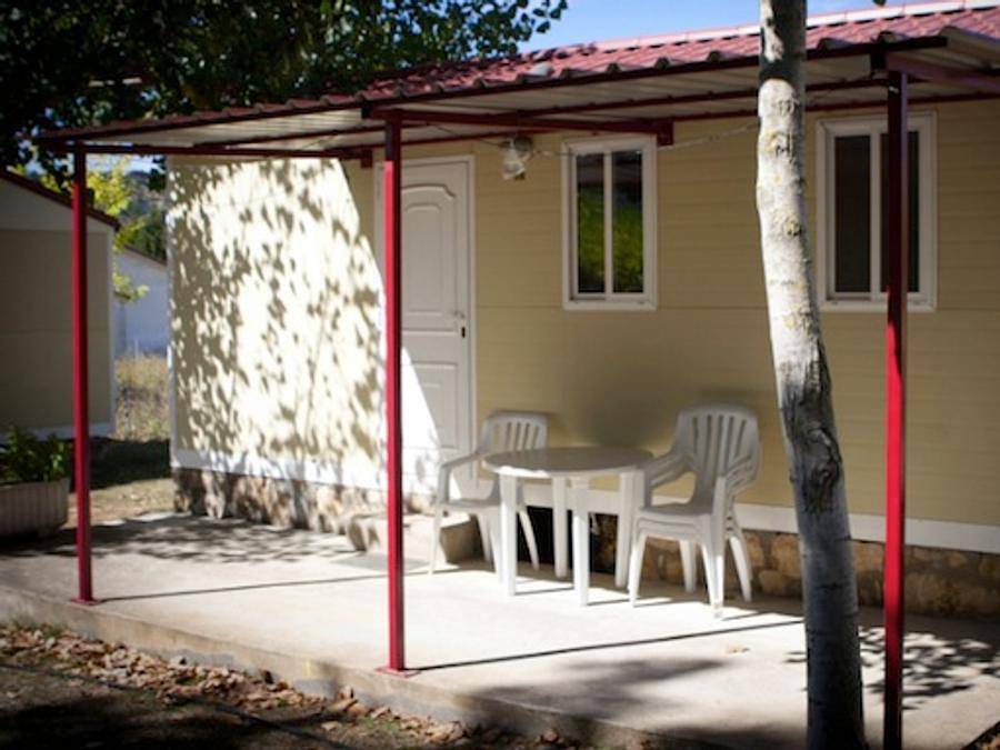 Camping Bungalowpark Isabena - Mobilheim 2 personen in Isábena, Spanische Pyrenäen