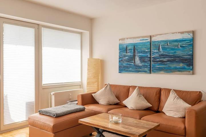 Ferienwohnung für 3 Personen, mit Balkon in Strande