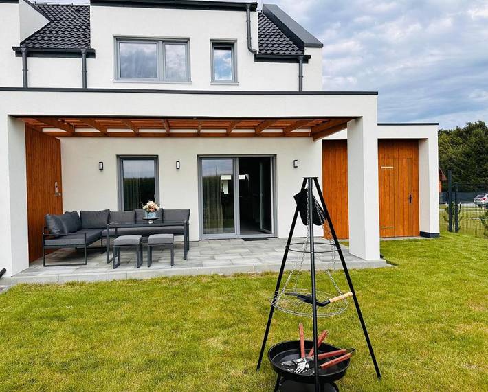 Ferienhaus für 6 Personen, mit Ausblick und Garten, kinderfreundlich