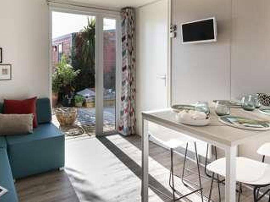 Camping Acapulco  - Mobilheim 4 personen - Vip 2 Zimmer 33m² - Pack-Vip inbegriffen (Wäsche,tv,wifi...) in Saint-Jean-de-Monts, Vendée